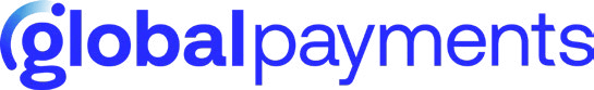 Global Payments logo in blue and green hues, representing the company's focus on financial technology and payment processing solutions.